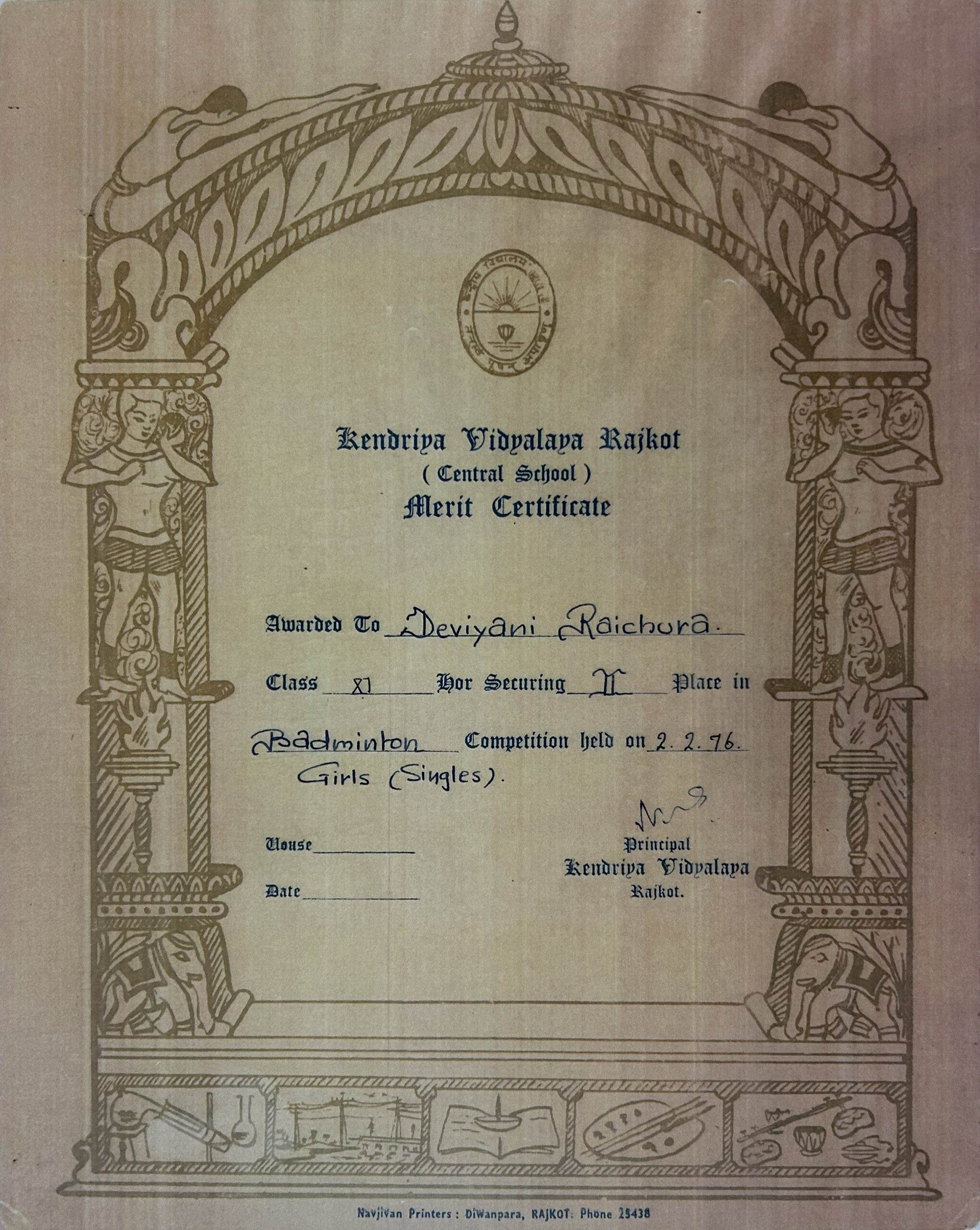 Mono Acting Certificate Image