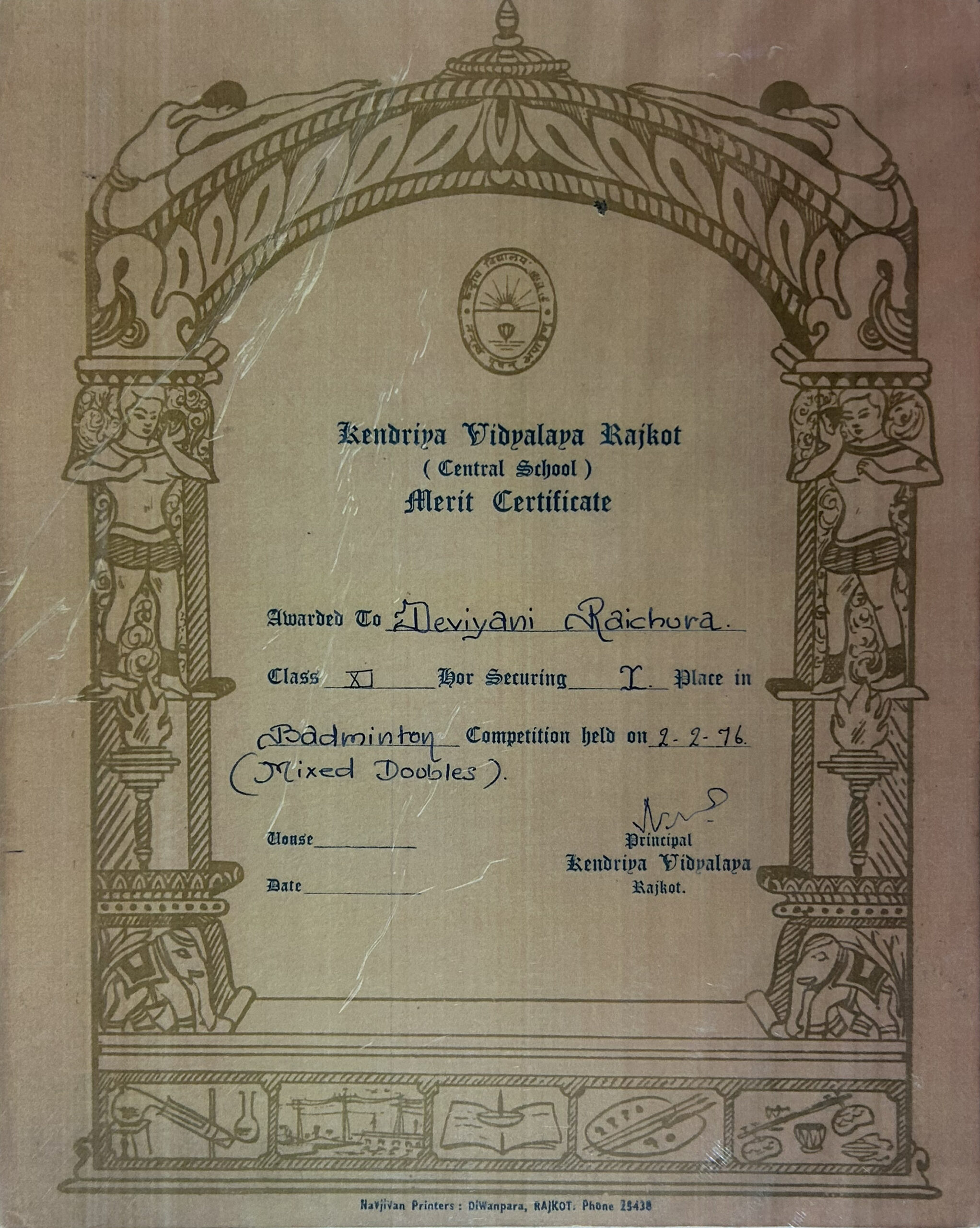 Mono Acting Certificate Image